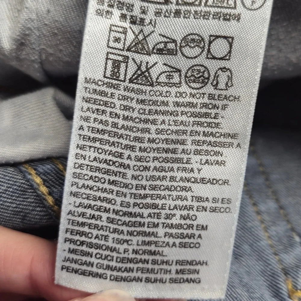 Levi's 514 Jeans Men Size 38x32 Dark Wash‎ Straight Fit Stretch Classic Capsule